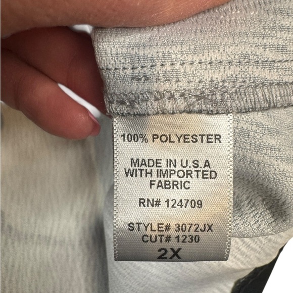 NWT IC Collection by Connie K 2X Abstract Watercolor Blouse Artwear Avant Garde - Picture 10 of 12